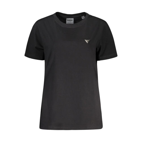 Black Cotton Tops & T-Shirt