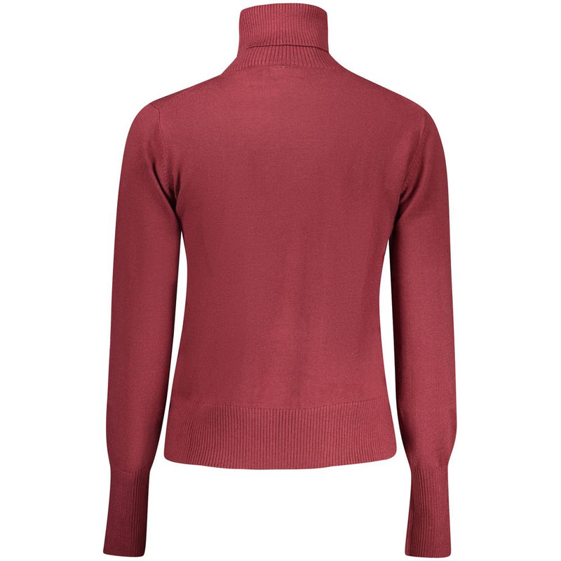 Red Polyester Sweater