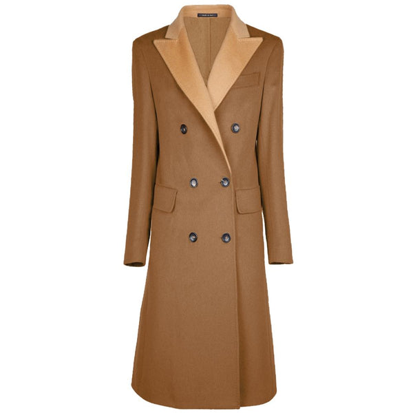 Brown Wool Vergine Jackets & Coat