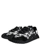 Black Logo Lace Up Low Top NS1 Sneakers Shoes