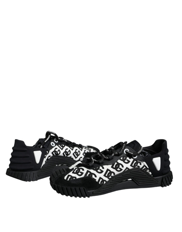 Black Logo Lace Up Low Top NS1 Sneakers Shoes