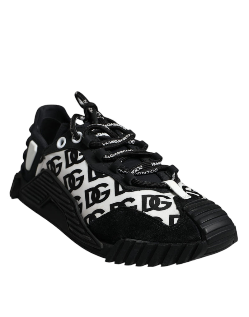 Black Logo Lace Up Low Top NS1 Sneakers Shoes