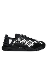 Black Logo Lace Up Low Top NS1 Sneakers Shoes