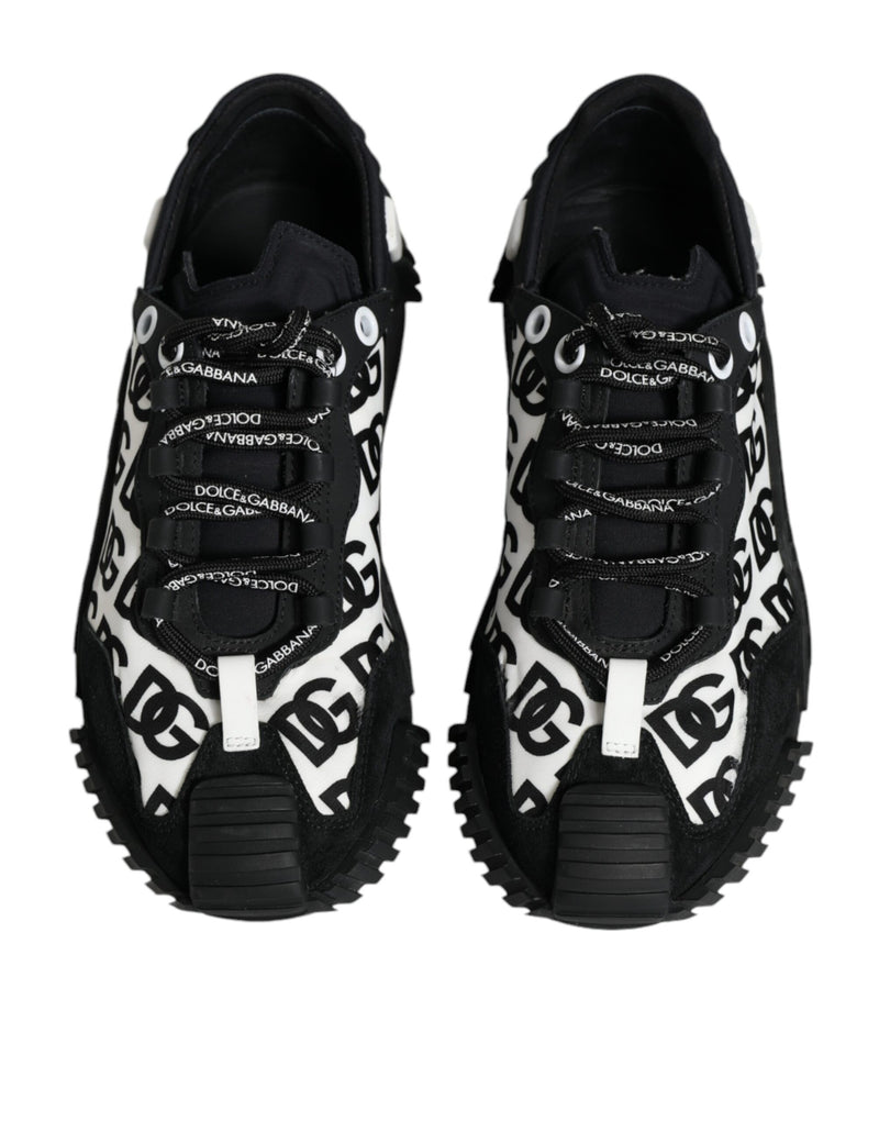 Black Logo Lace Up Low Top NS1 Sneakers Shoes