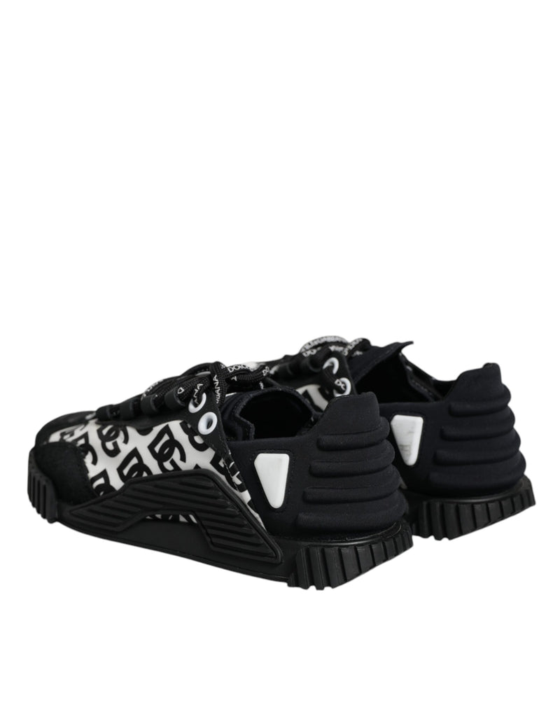 Black Logo Lace Up Low Top NS1 Sneakers Shoes