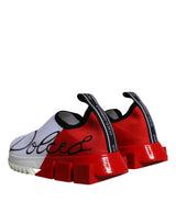 White Red Low Top Sorrento Men Sneakers Shoes