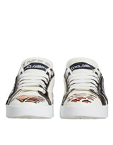 White Love Sequin Portofino Sneakers Shoes