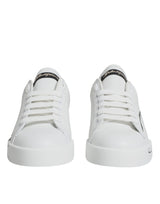 White Gold Portofino Low Top Sneakers Shoes