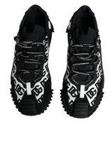 Black Logo Lace Up Low Top NS1 Sneakers Shoes