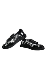 Black Logo Lace Up Low Top NS1 Sneakers Shoes