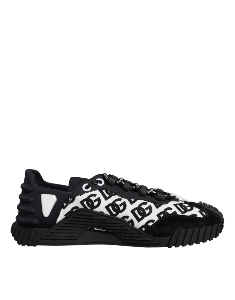 Black Logo Lace Up Low Top NS1 Sneakers Shoes