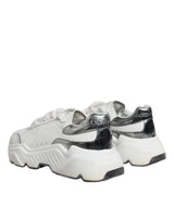 Silver White Daymaster Low Top Sneakers Shoes