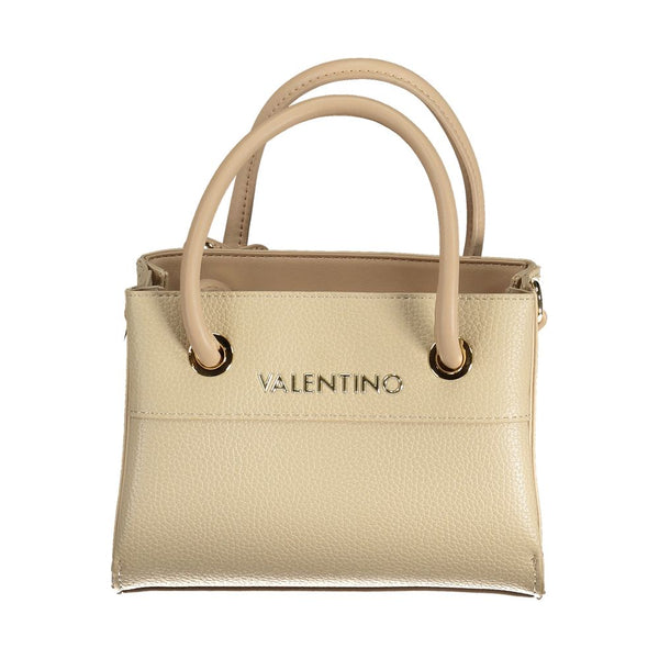 Beige Polyethylene Handbag