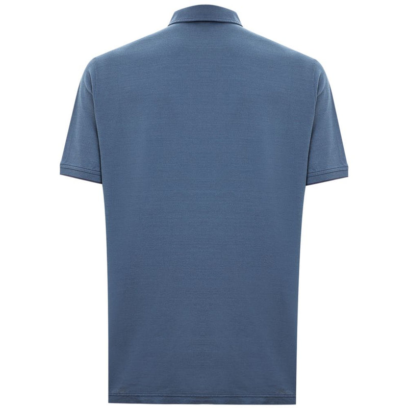 Light Blue Cotton Polo Shirt