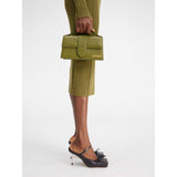 Green Leather Crossbody Bag