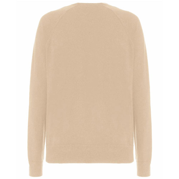 Beige Wool Men's Sweater