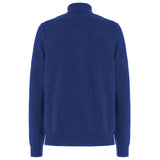 Blue Wool Men Sweater