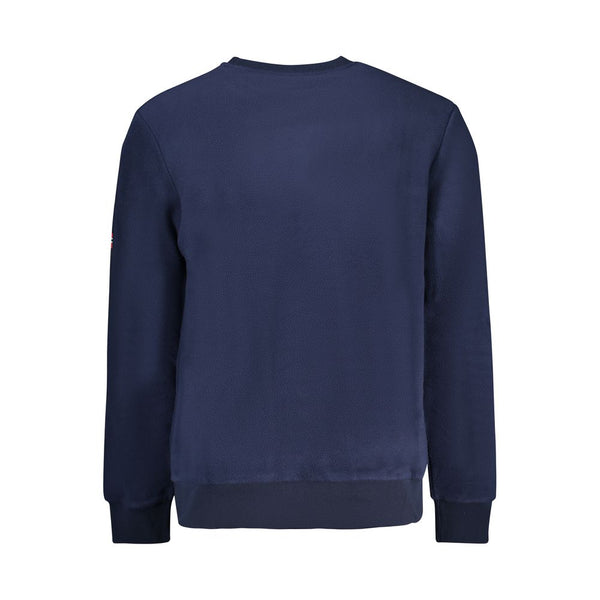 Blue Polyester Sweater