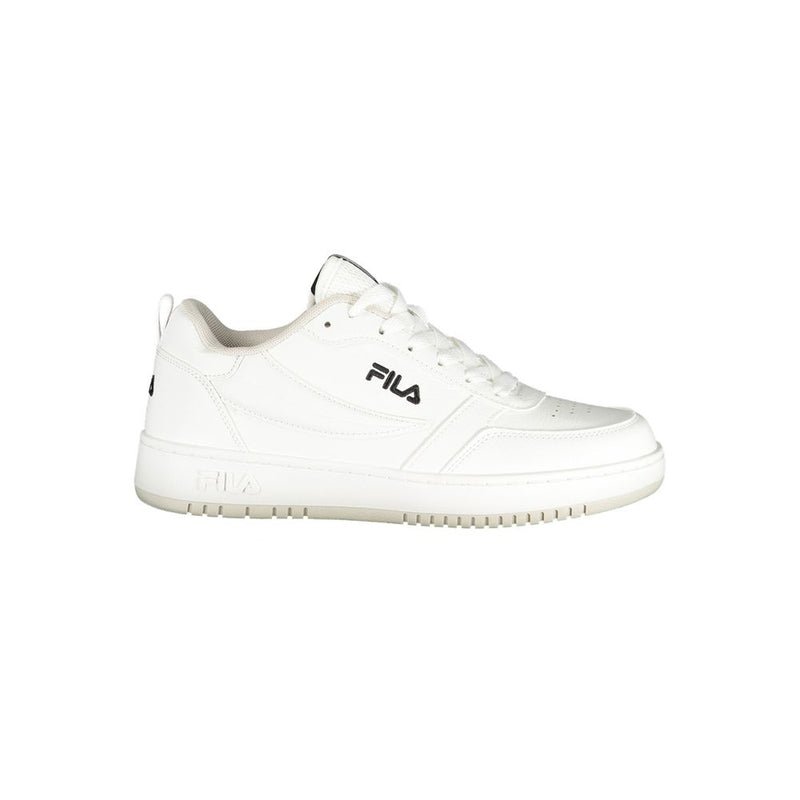 White Polyester Sneaker