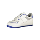 White Polyester Sneaker