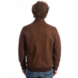 Brown Viscose Jacket