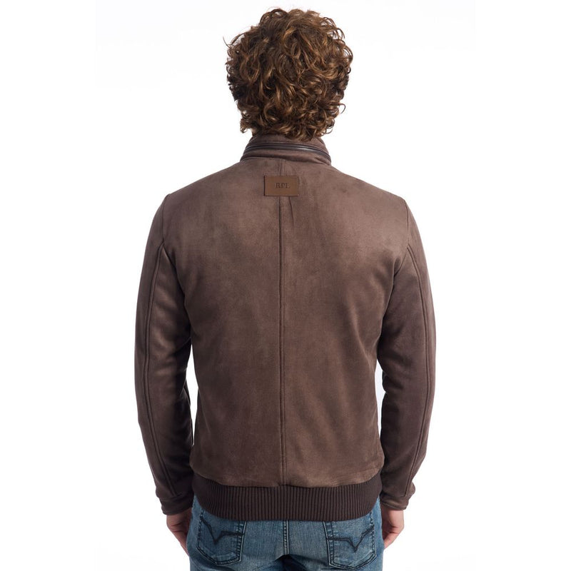 Brown Ecomontone Men Jacket