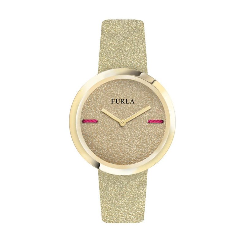 Gold Leather Watch