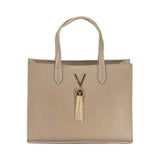 Brown Polyethylene Handbag