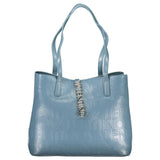 Light Blue Polyethylene Handbag