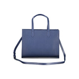 Blue Polyethylene Handbag