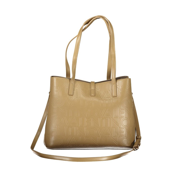 Beige Polyethylene Handbag