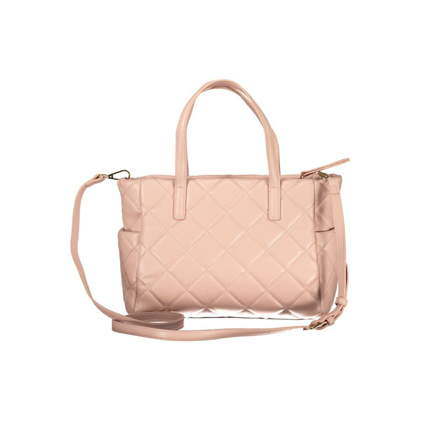 Pink Polyethylene Handbag