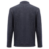 Blue Wool Polo Shirt