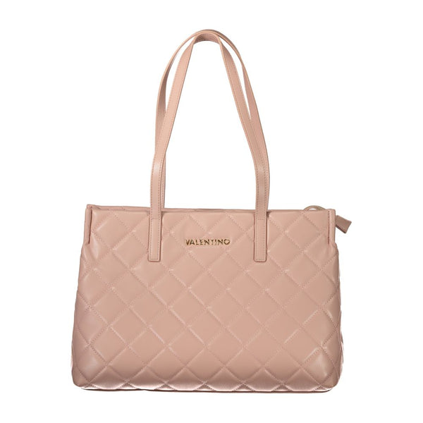 Pink Polyethylene Handbag