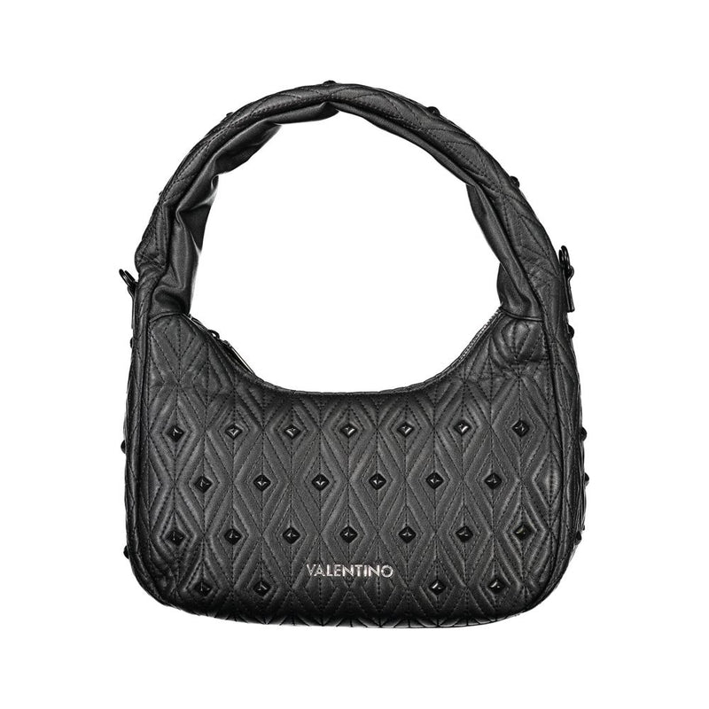 Black Polyester Handbag