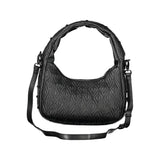 Black Polyester Handbag