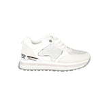 White Polyester Sneaker