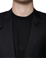 Black MARTINI Bee Single Breasted Blazer