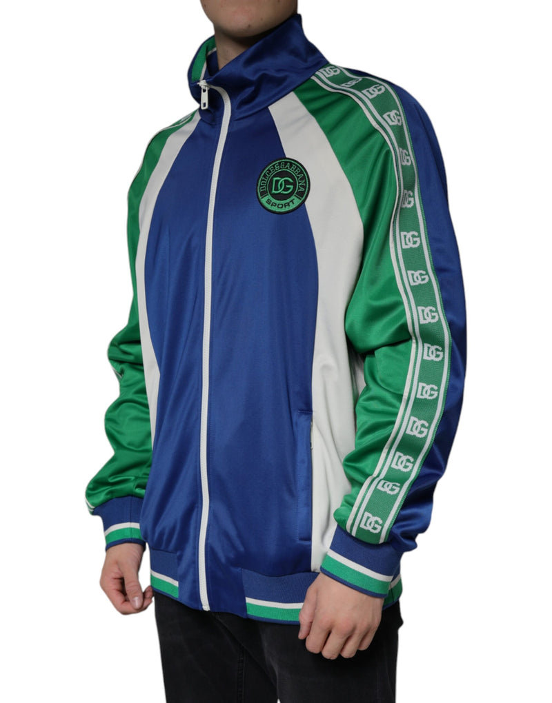 Multicolor Polyester Full Zip Bomber Jacket