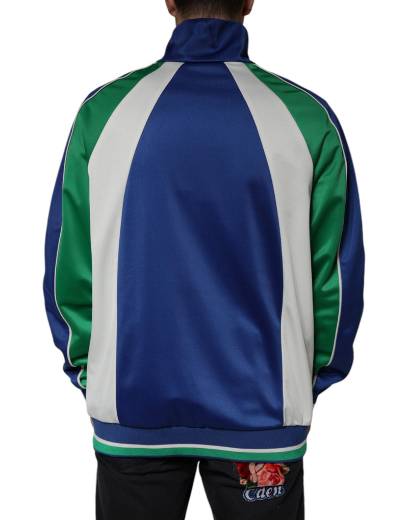 Multicolor Polyester Full Zip Bomber Jacket