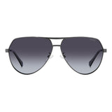 Gray Metal Sunglasses