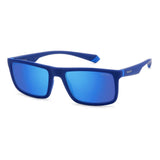 Blue Rubber Sunglasses