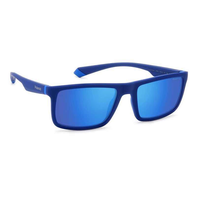 Blue Rubber Sunglasses