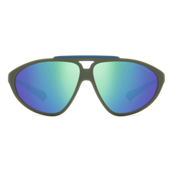 Green Rubber Sunglasses