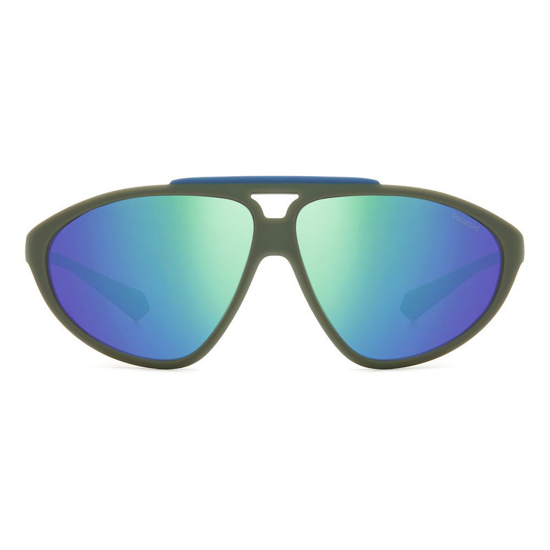 Green Rubber Sunglasses