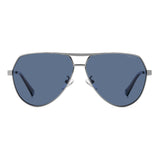 Gray Metal Sunglasses