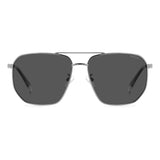 Gray Metal Sunglasses