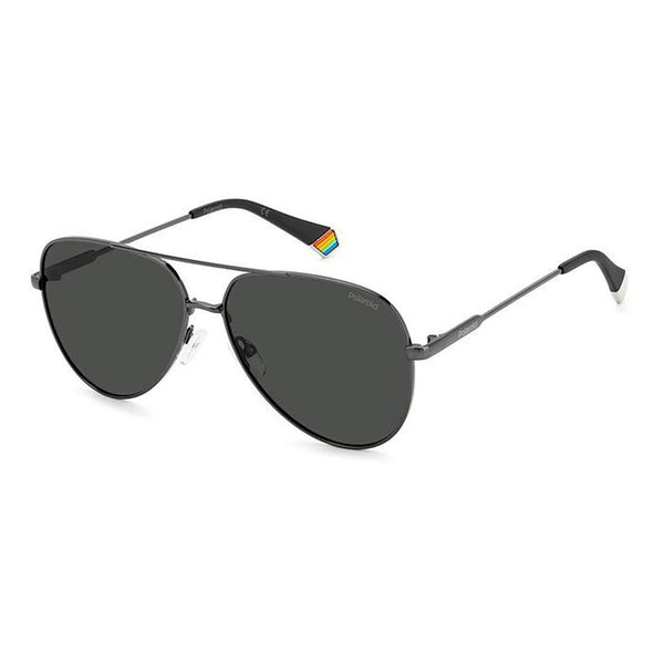 Gray Metal Sunglasses