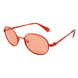 Orange Metal Sunglasses