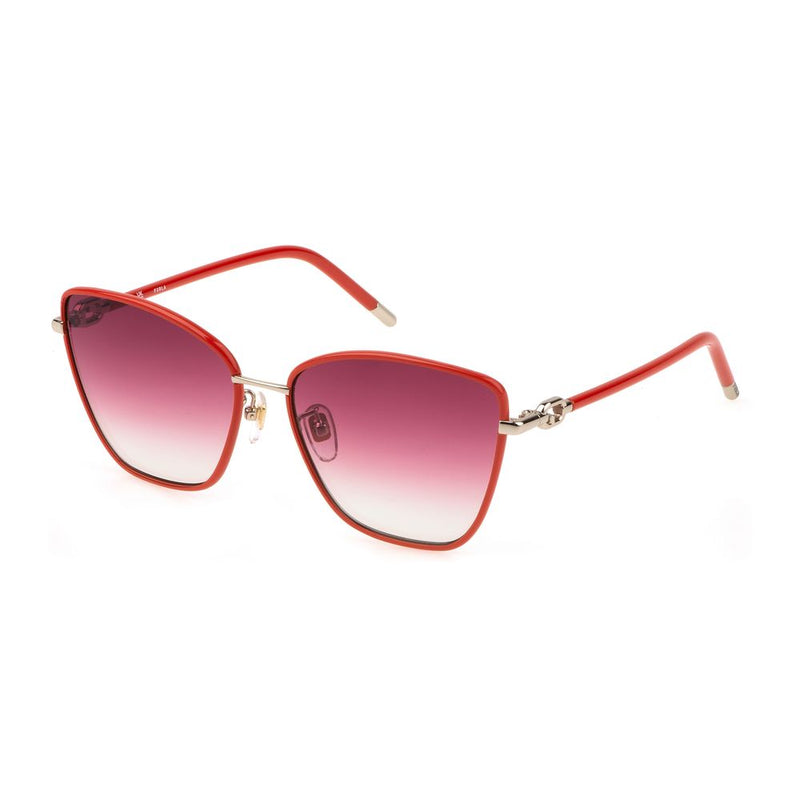 Red Acetate Sunglasses